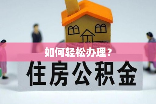 新干如何轻松办理？