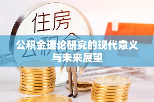 新干公积金理论研究的现代意义与未来展望