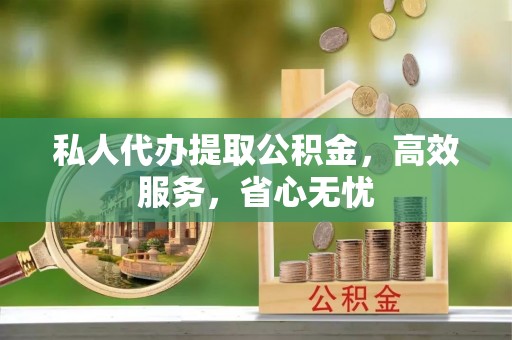 新干私人代办提取公积金，高效服务，省心无忧