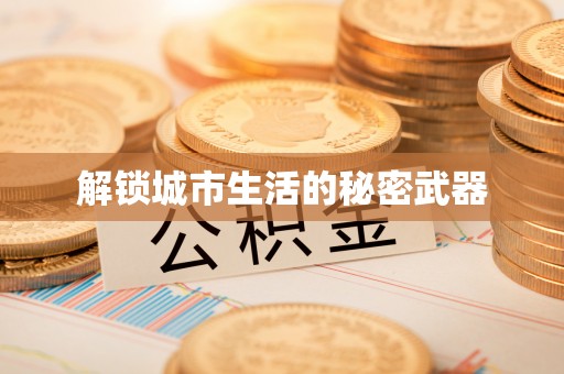 新干解锁城市生活的秘密武器