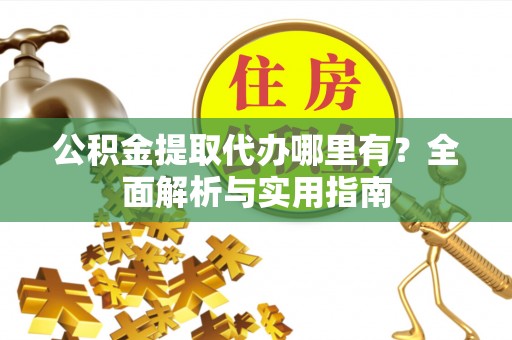 新干公积金提取代办哪里有？全面解析与实用指南