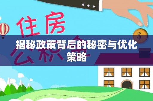新干揭秘政策背后的秘密与优化策略