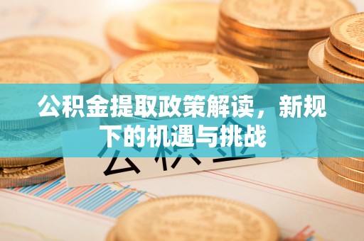 新干公积金提取政策解读，新规下的机遇与挑战