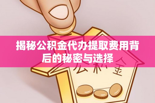 新干揭秘公积金代办提取费用背后的秘密与选择