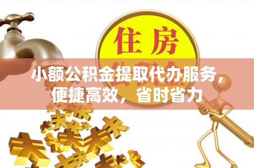 新干小额公积金提取代办服务，便捷高效，省时省力