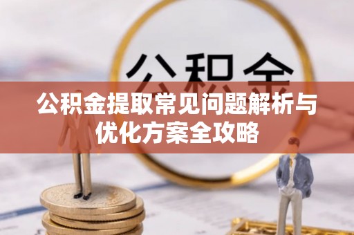 新干公积金提取常见问题解析与优化方案全攻略