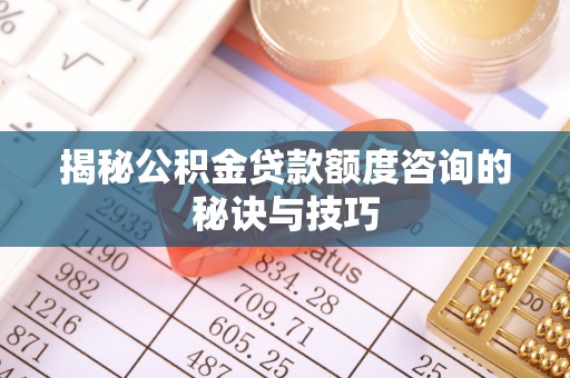 新干揭秘公积金贷款额度咨询的秘诀与技巧