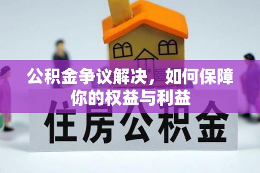 新干公积金争议解决，如何保障你的权益与利益