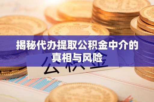 新干揭秘代办提取公积金中介的真相与风险