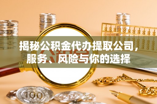 新干揭秘公积金代办提取公司，服务、风险与你的选择