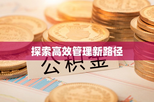 新干探索高效管理新路径