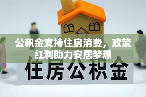 新干公积金支持住房消费，政策红利助力安居梦想