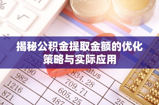 新干揭秘公积金提取金额的优化策略与实际应用