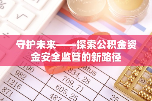 新干守护未来——探索公积金资金安全监管的新路径