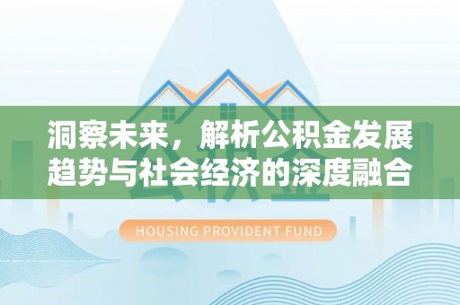 新干洞察未来，解析公积金发展趋势与社会经济的深度融合