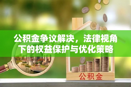 新干公积金争议解决，法律视角下的权益保护与优化策略