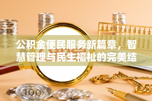 新干公积金便民服务新篇章，智慧管理与民生福祉的完美结合
