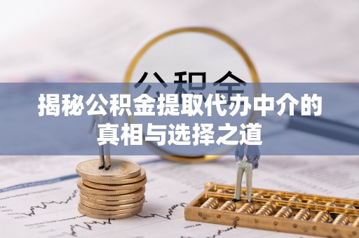 新干揭秘公积金提取代办中介的真相与选择之道