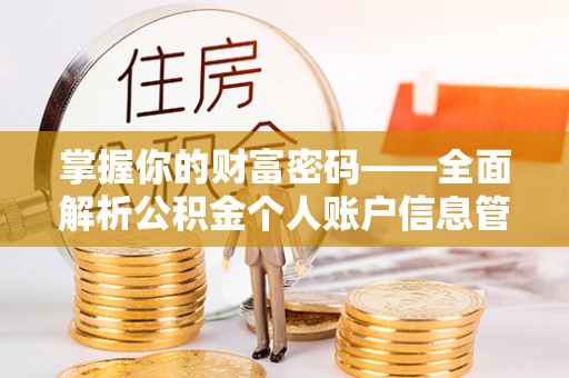 新干掌握你的财富密码——全面解析公积金个人账户信息管理与优化