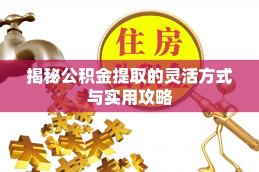 新干揭秘公积金提取的灵活方式与实用攻略