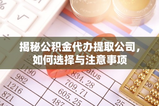 新干揭秘公积金代办提取公司，如何选择与注意事项