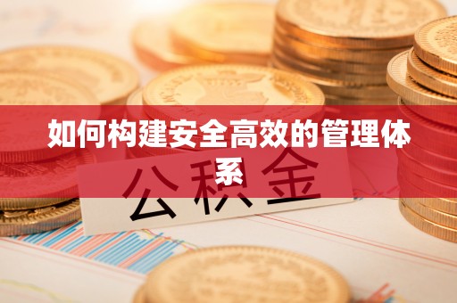 新干如何构建安全高效的管理体系