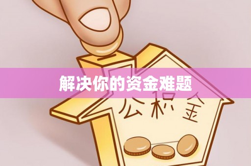 新干解决你的资金难题