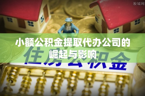 新干小额公积金提取代办公司的崛起与影响